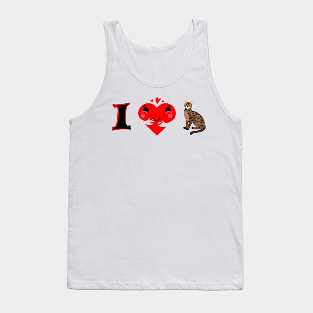 I heart My little Tiger Tank Top by Pet & Nature Lovers